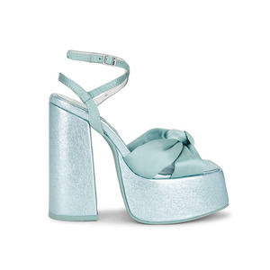 Jeffrey Campbell Metallic Blue Platform Heels